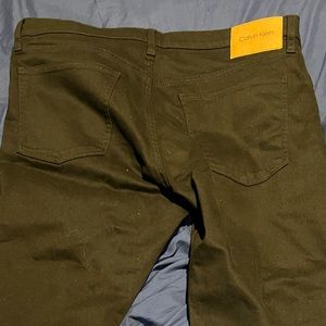 Men’s Calvin Klein Straight Jeans (BLACK)